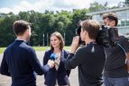 Diana Lobačevskė vedė treniruotę vaikų dienos centrų auklėtiniams