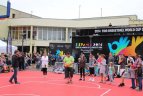 Krepšininkai savo vizitu pradžiugino šventės dalyvius