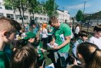 "Žalgirio" vizitas LSMU gimnazijoje.