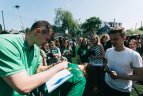"Žalgirio" vizitas LSMU gimnazijoje.