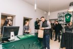 Žalgiriečiai didžiausios „Žalgirio“ atributikos parduotuvės atidaryme