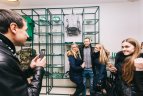 Žalgiriečiai didžiausios „Žalgirio“ atributikos parduotuvės atidaryme