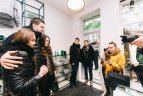 Žalgiriečiai didžiausios „Žalgirio“ atributikos parduotuvės atidaryme