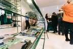 Žalgiriečiai didžiausios „Žalgirio“ atributikos parduotuvės atidaryme