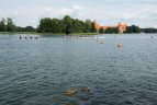 Lietuvos baidarių ir kanojų irklavimoirklavimo čempionato akimirka.