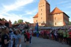 Trakuose surengta pasaulio jaunių irklavimo čempionato atidarymo ceremonija.