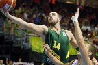 Tarp gražiausiaų Europos čempionato 3-iojo turo epizodų - ir Jono Valančiūno blokas latviui.