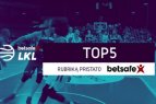 Devintos „Betsafe–LKL“ savaitės TOP5