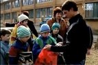 Penkiakovininkas Adrejus Zadneprovskis atnešė dovanų Vilniaus vaikų globos namų auklėtiniams