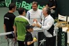 2010.07.11 Lietuvos teniso rinktinės kapitonas Remigijus Balžekas nebuvo patenkintas jaunųjų tenisininkų žaidimu