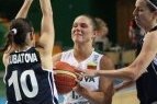 Lietuvos moterų krepšinio rinktinė iškovojo dar vieną pergalę Europos čempionato atrankos varžybose. Šįkart - prieš Slovakijos ekipą.