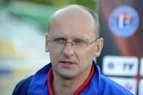 Čempionų lyga. "Ekrano" vyr.treneris Valdas Urbonas džiaugiasi pergale prieš Helsinkio HJK