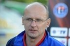 Čempionų lyga. "Ekrano" vyr.treneris Valdas Urbonas džiaugiasi pergale prieš Helsinkio HJK