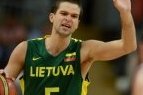 Lietuvos rinktinės krepšininkai matavosi delnų dydžius