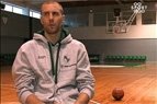 SPORT 1. Krepšininkas Tomas Delininkaitis Kauno "Žalgiryje" jaučiasi dvigubai laimingesnis