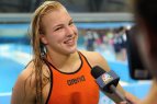 Rūta Meilutytė Nandzingo jaunimo olimpinėse žaidynėse: "Nejaučiu jokių nervų".